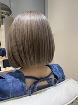 ジーナ 川崎(Zina)&nbsp;◎ボブ+ブリーチ+アッシュベージュカラー zina川崎 竹下