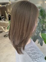 ミズチャーム(Ms.CHARM)&nbsp;丸みセミロング/イエローベージュ