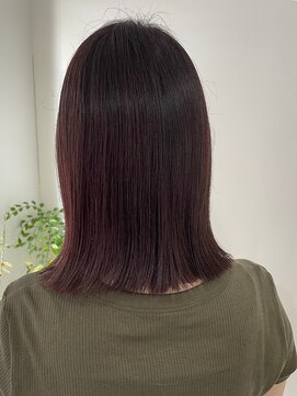 2195ヘアー 世田谷代田(2195hair) 地毛風カラー/ショコラブラウン/地毛風ストレート/髪質改善