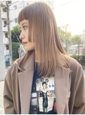 ミルクティーベージュケアブリーチハイトーンカラーダブルカラー