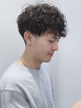 モリオフロムロンドン 松戸店(Morio from London) 【松戸 岩口】ふんわり緩めツイスパ黒髪マッシュショート
