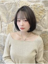 オーロ 池田店(ORO)&nbsp;20代30代40代50代ボブルフネビージュ小顔ワンレン髪質改善ボブ
