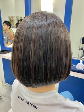 ミツボシ 本八幡(MITSUBOSHI) 黒髪/ボブルフ/小顔/ワンレン/フェイスレイヤー[本八幡]