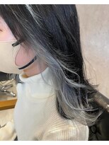 ウルバイエスコート 橋本(Uru by Escort)&nbsp;インナーカラー【シルバーグレー】【ケアブリーチ】