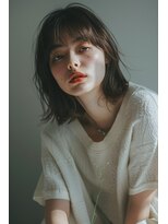 ラナ 新宿(lana)&nbsp;ボブウルフ/シースルーバング/顔まわり【lana hair 新宿】