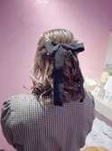 ハーフアップ