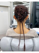 【arte HAIR】個性派アレンジ/ねじねじアレンジ/成人式アレンジ