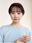 似合わせカットマロンベージュメルティカラー_ba508491