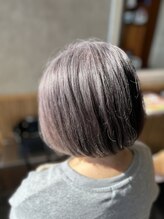 ニッケ ヘアーデザイン(nikke hair design) クリアグレイカラー