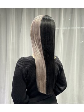 リラス 博多(rilas) ツートーンカラー　ブリーチ　カラー　ハイトーン　ダブルカラー