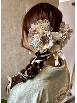 スタイル 横浜(STYLE)&nbsp;卒業式アレンジ/編みおろし/アレンジ/ヘアセット