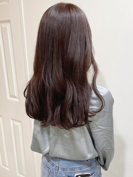 グリーン 渋谷(green) 【MIO】イノアチョコレートブラウン×ロングコテ巻き