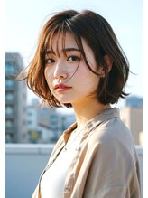 ニューカマー バイ ヘッドライト シブヤ(NEW COMER by HEADLIGHT shibuya) 挑戦しやすい★長めショートボブ