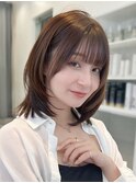 レイヤーボブ/小顔大人ミディボブ/20代30代40代