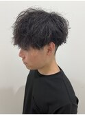 メンズマッシュパーマニュアンスパーマシャドウパーマ刈り上げ