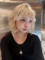 ジェム リット(GEM lit) 《karin》blonde/ケアブリーチ/ケアブリーチカラー/ブロンドヘア