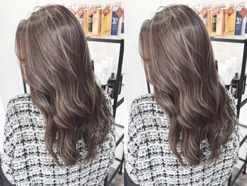 ムア(mua)の写真/【鳳駅徒歩4分】真っ黒になりがちな白髪染めも《mua》にお任せ！ワンランク上の仕上がりに大満足◎