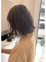 ブレンドバイハピネス(Blend by happiness)&nbsp;外ハネパーマ　デジタルパーマ　コテ巻き風パーマ　ボブパーマ