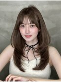 韓国ヘア/透明感/髪質改善/レイヤーカット/暗めカラー/学割/浦和