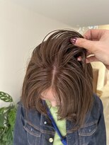 デン(den)&nbsp;ハーフブリーチ　まろやかくすみベージュ