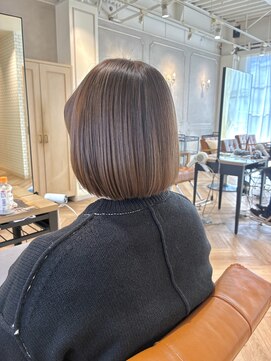 【cheri石川】髪質改善/白髪ぼかし/すとんボブ【久喜美容室】