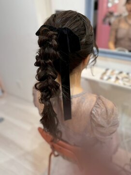 結婚式列席おすすめ♪編み下ろしスタイル