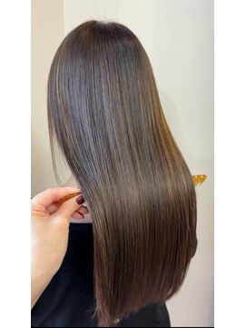品格漂う＊地毛風暗髪グレージュ/トリートメントで創る圧倒的艶