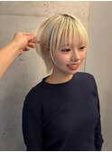 着物ヘア/大人ガーリー/ダークアッシュ/似合わせカット//渋谷