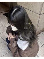 ムージー(moug)&nbsp;olive greige /暗髪/韓国/広島/袋町