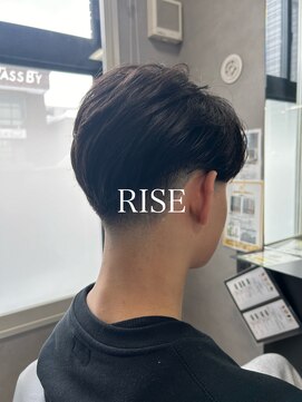 ライズ(RISE) 【西18丁目/円山】メンズカット/センターパート/フェザーパーマ