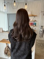 シェル 津山の手店(shel) オリーブブラウン艶髪髪質改善レイヤー