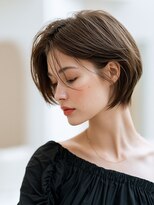 クレビア 名古屋(CreBiA)&nbsp;大人ショート/レイヤーカット/透明感まろやかブラウン