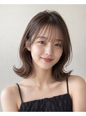 《吉田光ノ丞》大人可愛い抜け感◎外はねくびれミディアム