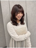 佐賀/暖色カラー/レイヤーカット/ピンクカラー