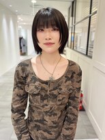 ビーハイブアヴェダ PARCO2店(BEHIVE AVEDA) 縮毛矯正×レイヤーボブ【三橋由奈】
