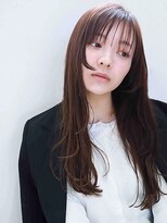 ヘアメイク フレンシア(hair make flencia) シースルーバング×ナチュラルロング