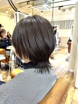ネオリーブサイン 大森店(Neolive sign) ショートウルフカット×ブルーブラック 大森