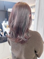 キャアリー(Caary)&nbsp;福山人気20代30代髪質改善ストレート秋ラベンダーピンク艶髪小顔