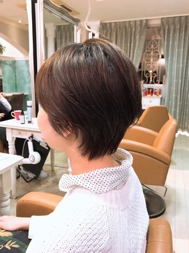 ロンド 銀座(Lond) 【斉藤 航人】ひし形シルエットのショートボブ