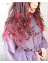 ヘアテリア リュウ 大塚(hair teria ryu) ピンクブラウン×インナーカラーピンク