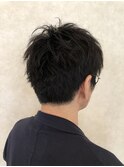メンズ×黒髪×ショート×ナチュラル