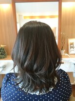 カームヘアー(Calm hair)&nbsp;外ハネ鎖骨レングス