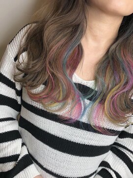 マーシュ(marshu) 【marshu  OSAKA Style】カラフル×インナーカラー