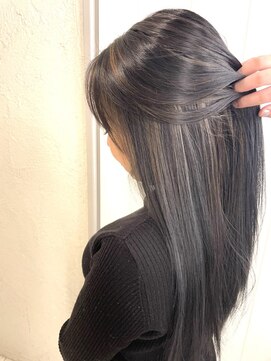 ヘアスピリッツアンクス(Hair Spirit anx) モノトーングレージュのハイライトカラー