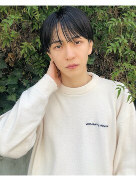 リークフー(Ree cu fuu) シースルーマッシュ アッシュブラック 透明感カラー ショート