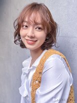 オーブ ヘアー カルモ 高知2号店(AUBE HAIR calmo)&nbsp;20代・30代_ミルクティーブラウン_ボブパーマ