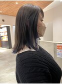 ブルーインナーカラー!!