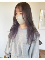 ラウレア(LAULEA) 色落ちがシルバーになるパープルカラー