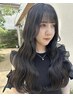 前髪・顔まわりカット＋アディクシーカラー￥8980