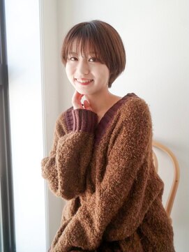 ガーランドツー(Garland 2F) マチルダボブ/ピンクベージュ/前髪/インナーグレージュ/池袋